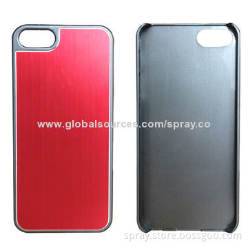 Brushed Aluminum Fashionable Hard Cases for iPhone 5/5S, Various Colors Available